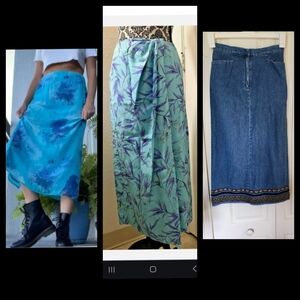 Lot of (4) SILK Midi Pencil Skirts by Petite  Sofisticate Size 2•